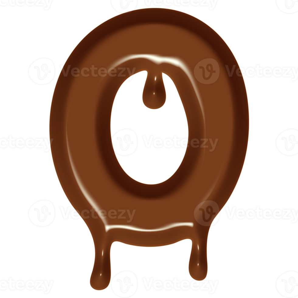 Chocolate Flow Effect Number. png