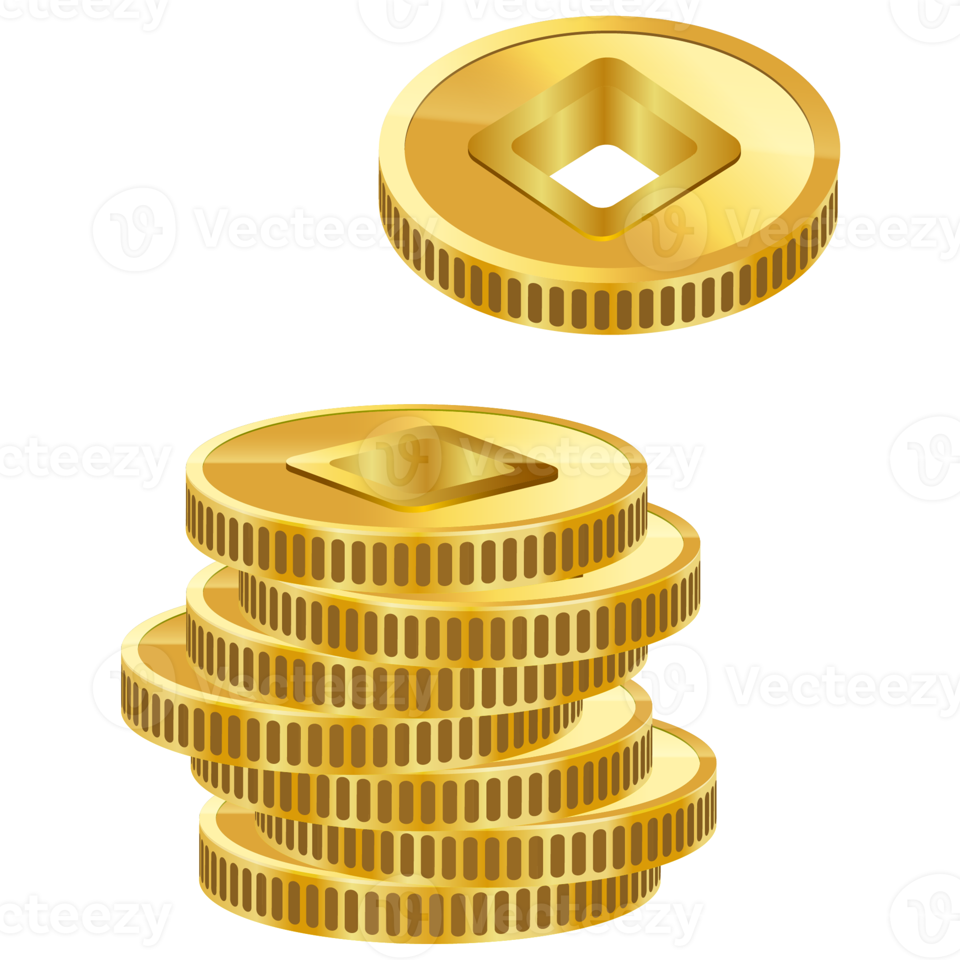 Chinese New Year Coin Illustration 16618752 PNG chinese-new-year-coin-illustration-16618752-png