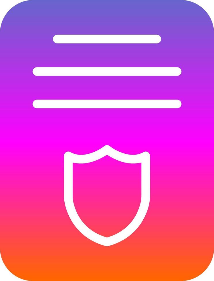 Consent Vector Icon Design