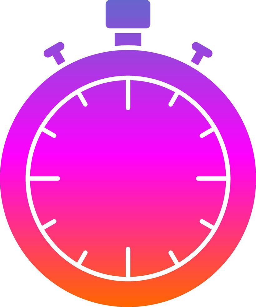 Stopwatch Vector Icon Design