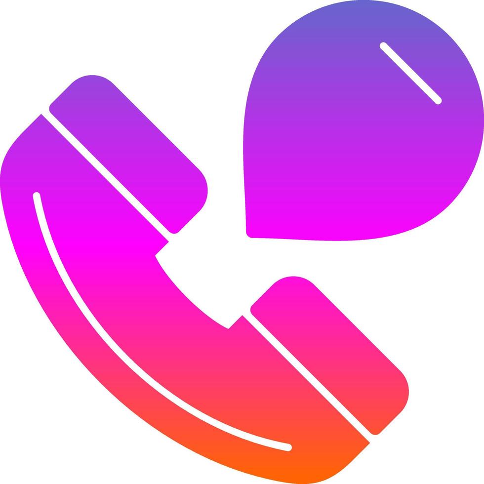 Phone Call Vector Icon Design