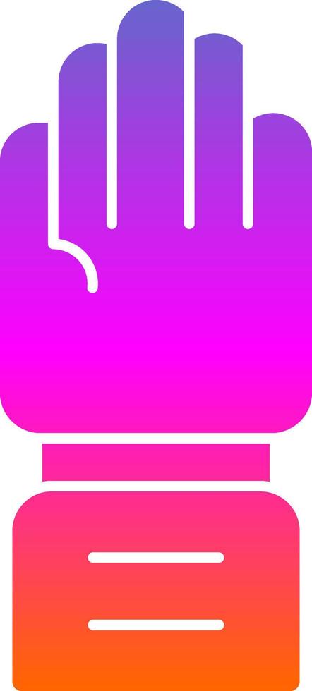 Raise Hand Vector Icon Design
