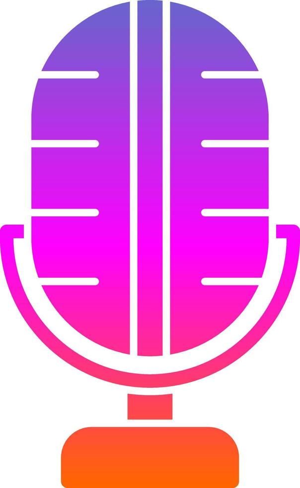Mike Vector Icon Design