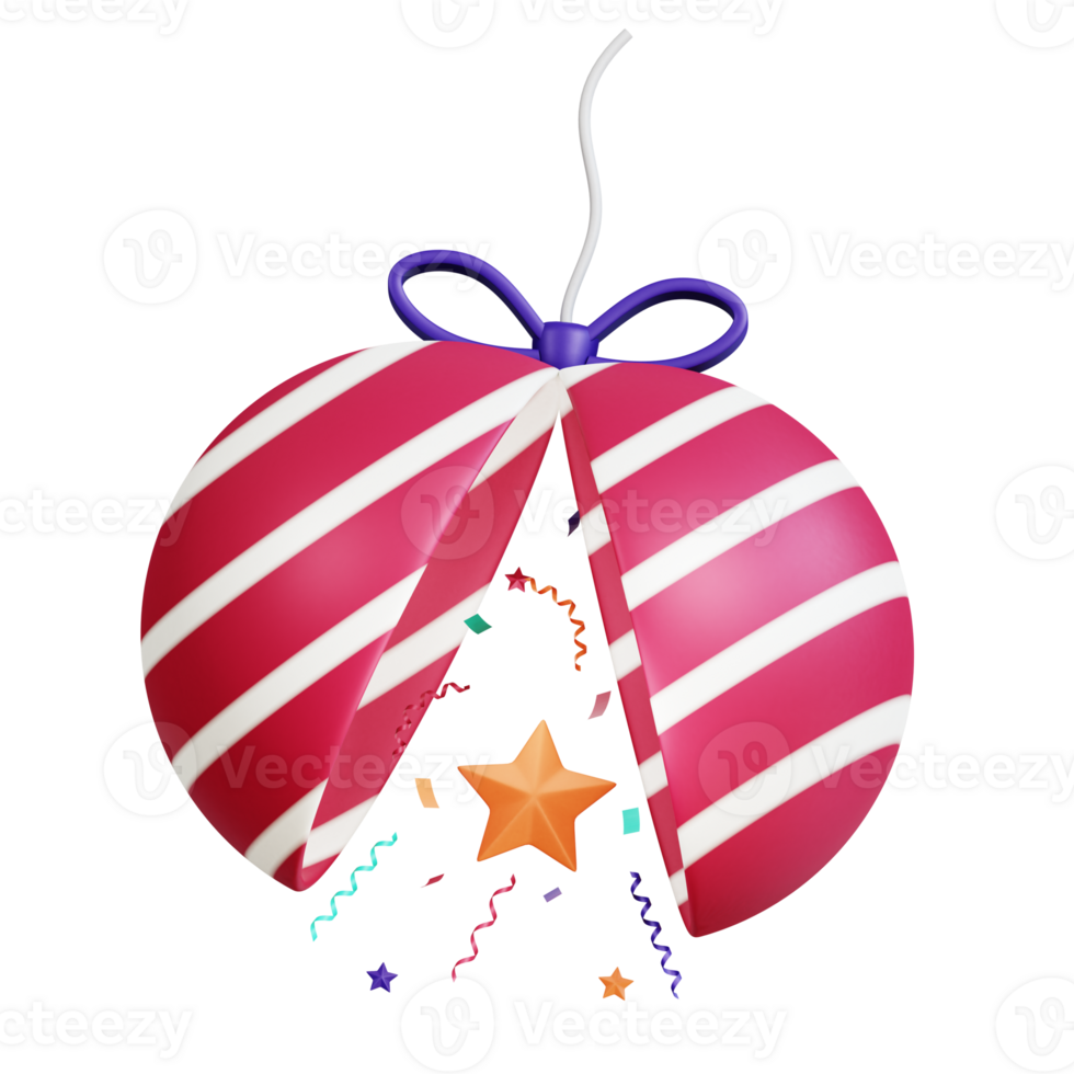3D New Year Icon Pack png