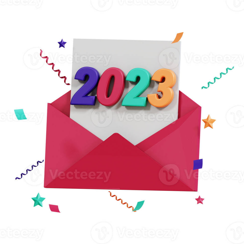 3D New Year Icon Pack png