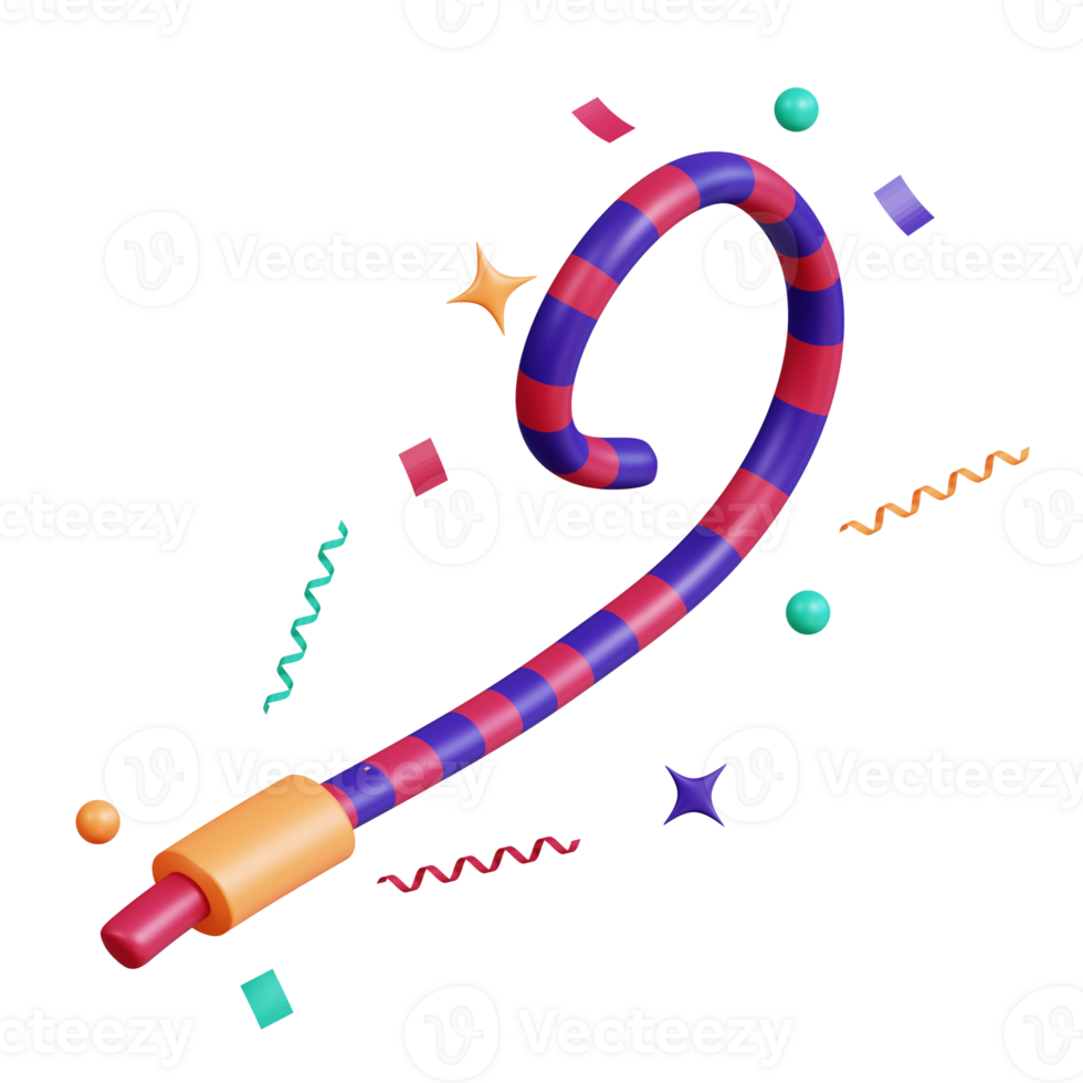 pacote de ícones de ano novo 3d png