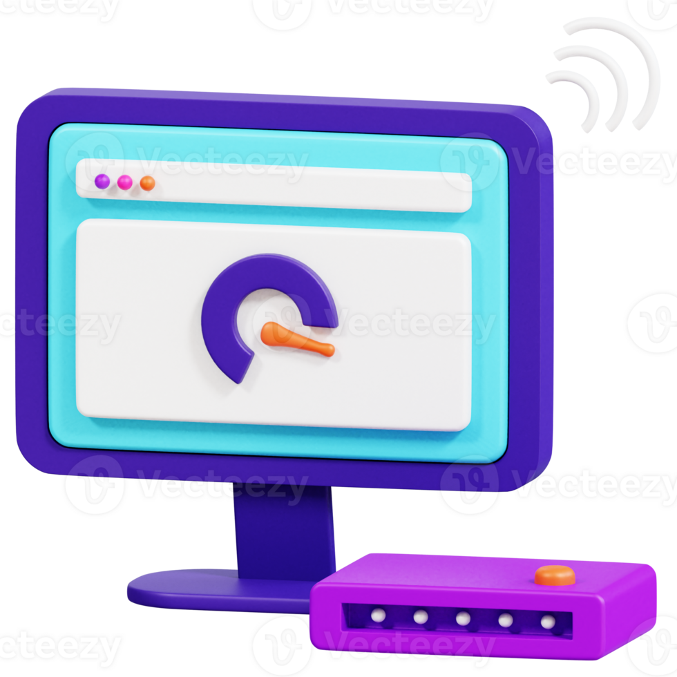 connessione e connettività 3d icona imballare png