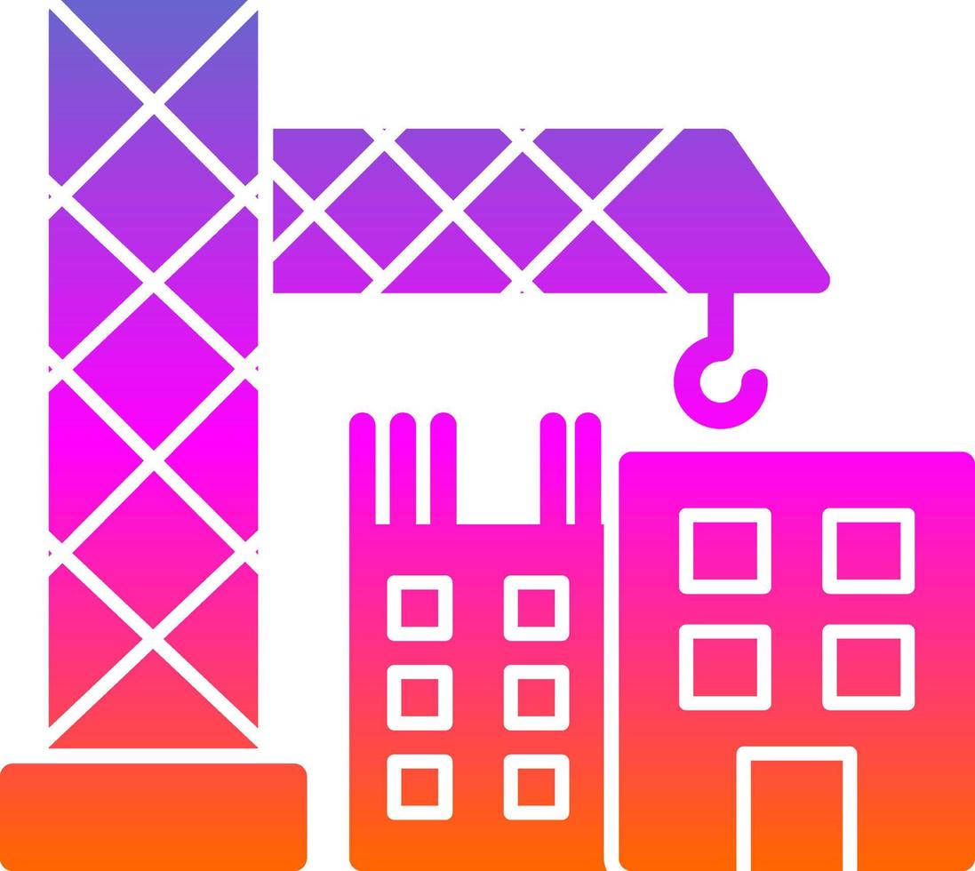 Construction Site Vector Icon Design