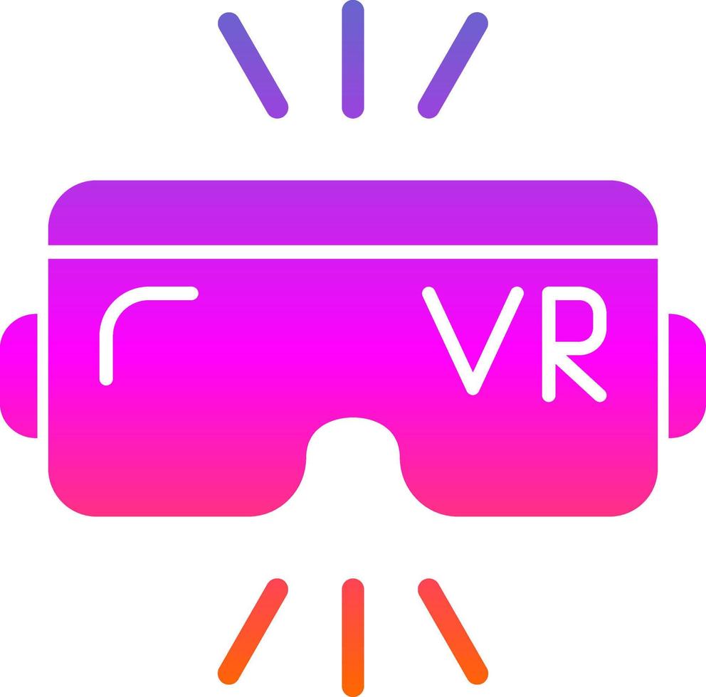 Virtual Reality Vector Icon Design