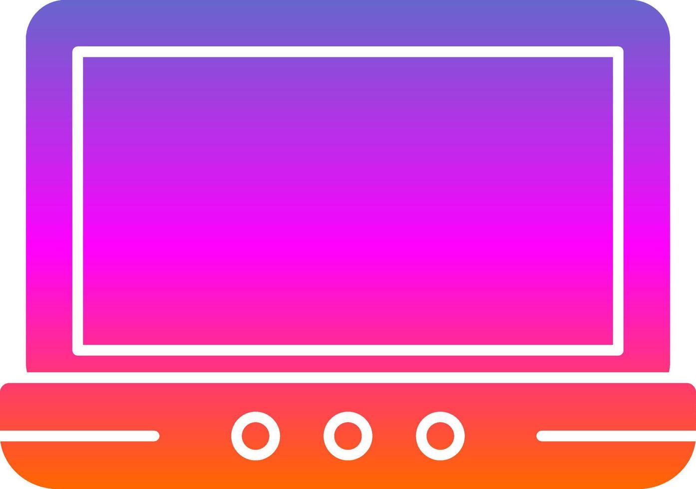 Laptop Vector Icon Design
