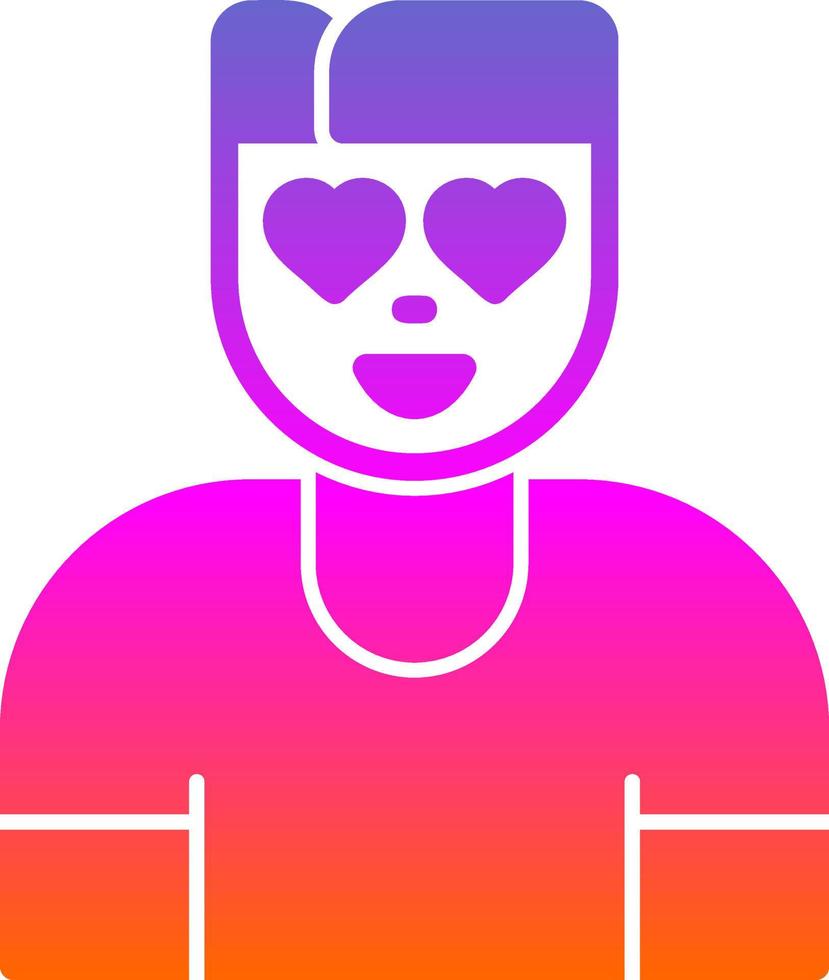 Fall In Love Vector Icon Design