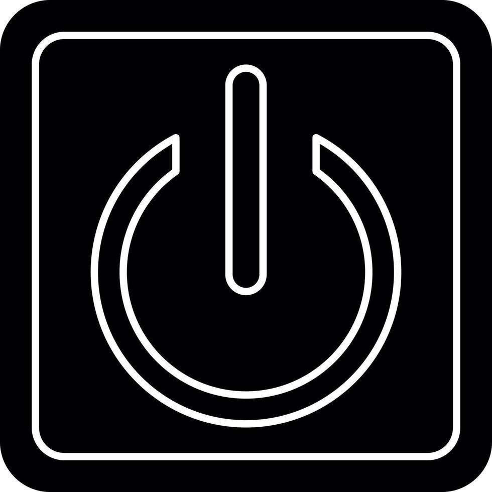 Power Button Vector Icon Design