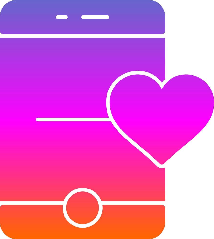 diseño de icono de vector de llamada de amor