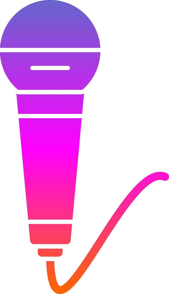 Mic Vector Icon Design