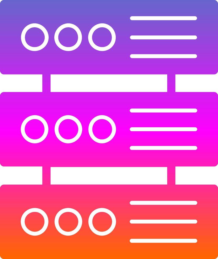 Big Data Vector Icon Design