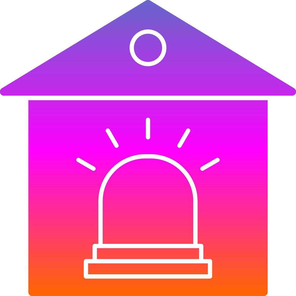 Security Alarm Vector Icon Design