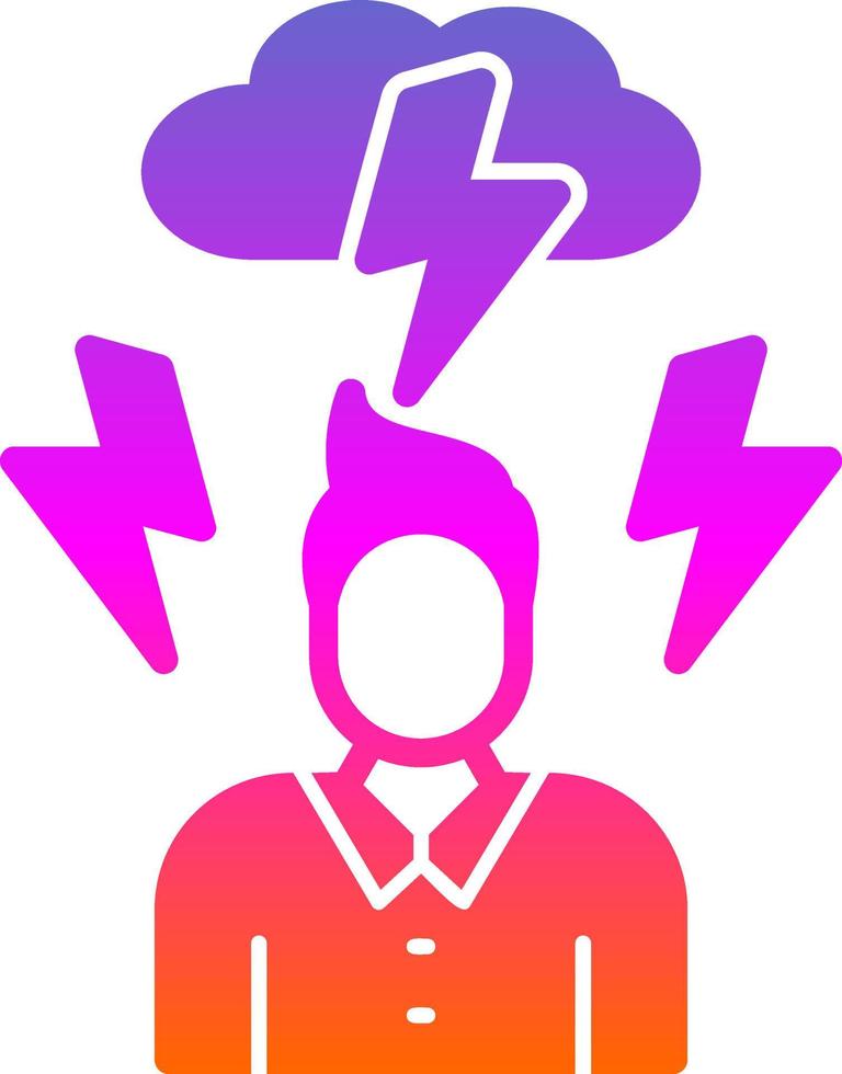 Stress Vector Icon Design