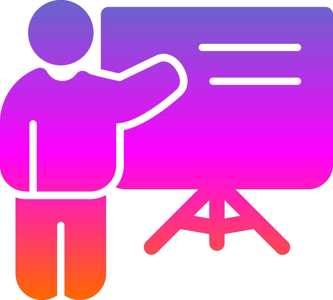 Presentation Vector Icon Design