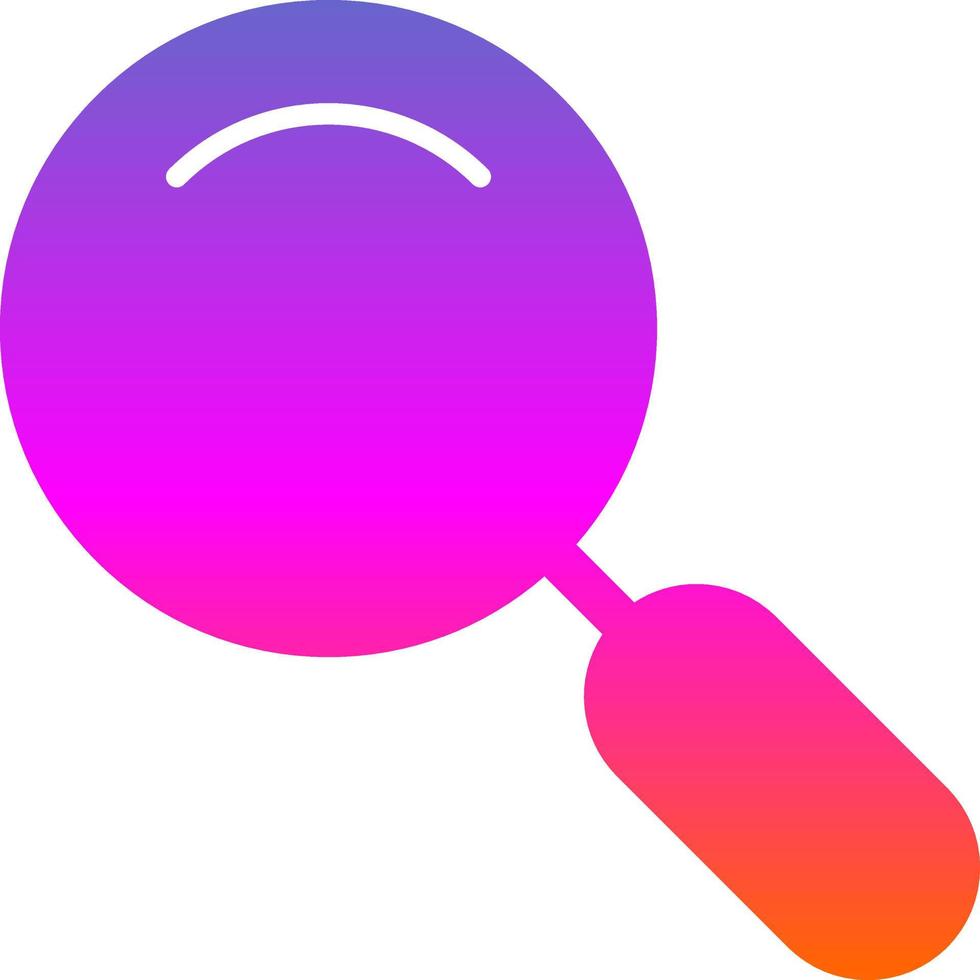 Magnifying Glass Vector Icon Design