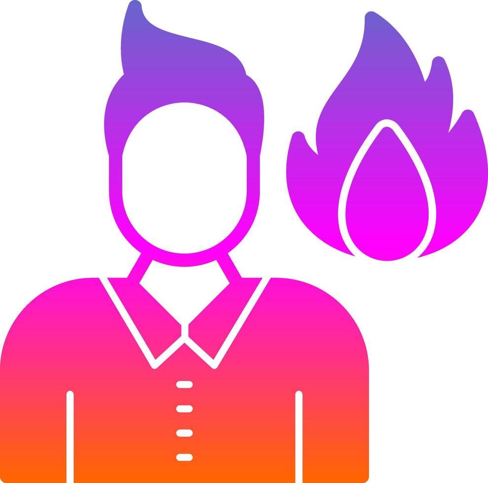 Burnout Vector Icon Design