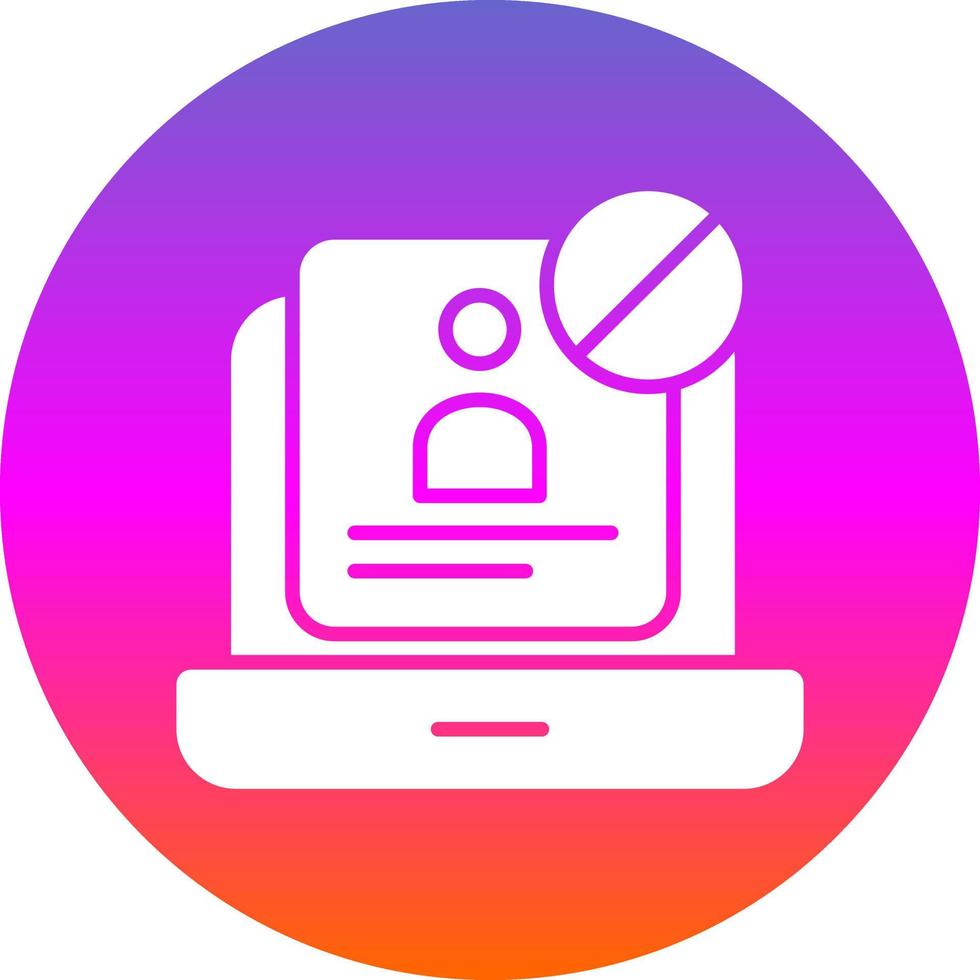 Unauthorized Vector Icon Design
