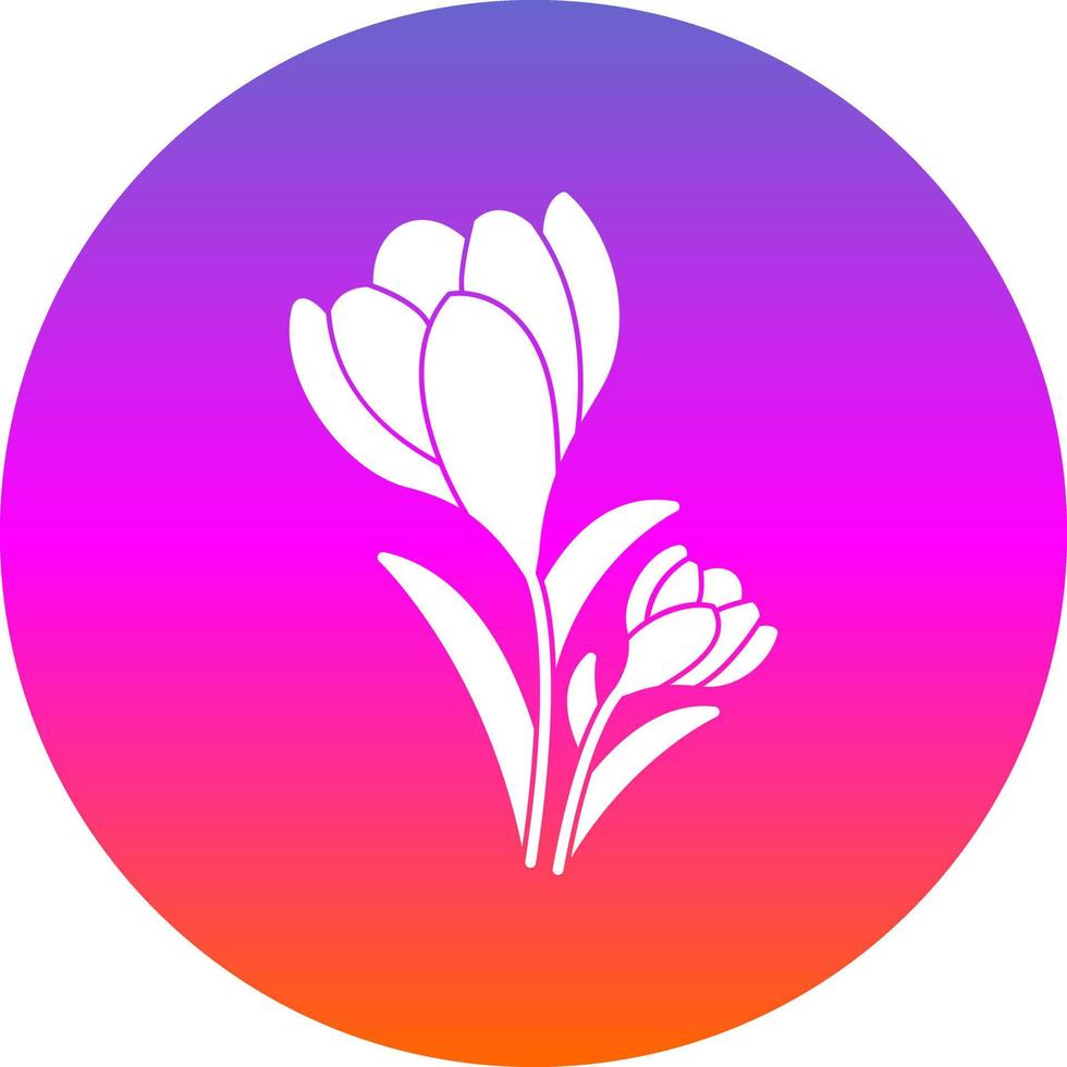 Crocus Vector Icon Design
