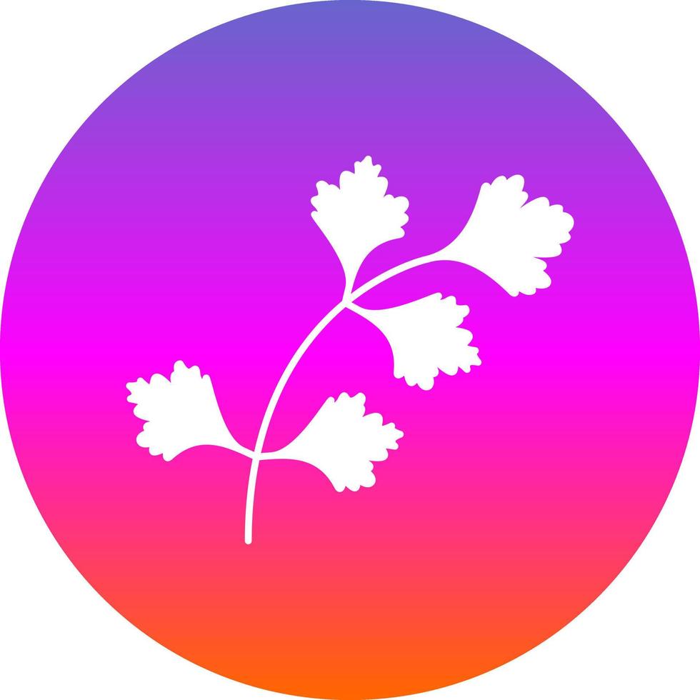 diseño de icono de vector de cilantro