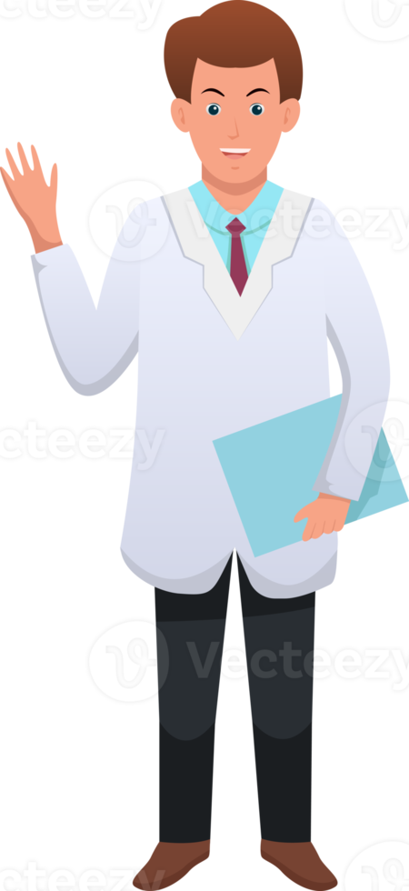 personnage de dessin animé médecin png