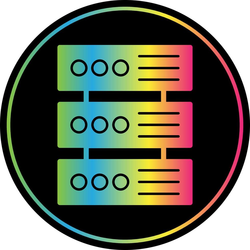 Big Data Vector Icon Design