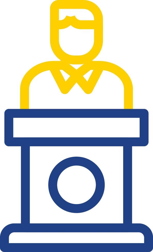 Politician Vector Icon Design