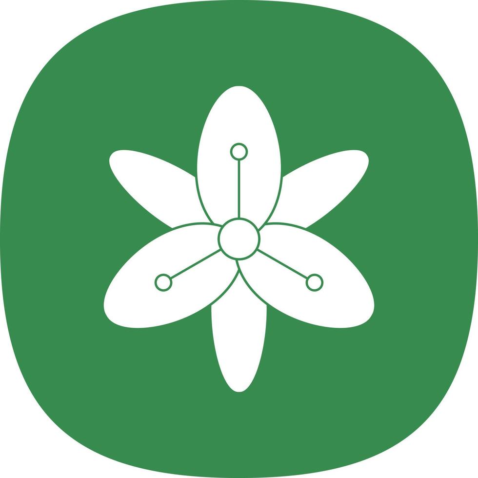 Tiger Lily Vector Icon Design
