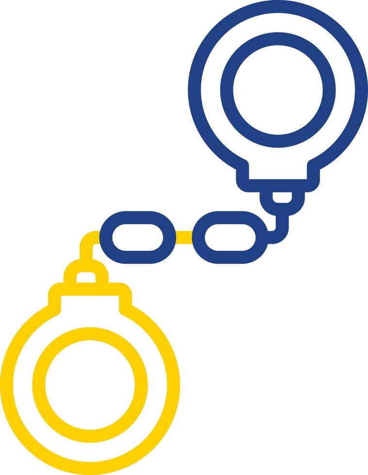 Handcuffs Vector Icon Design