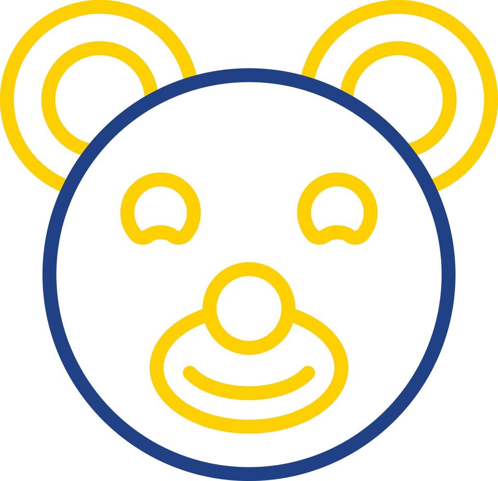 Teddy Bear Vector Icon Design