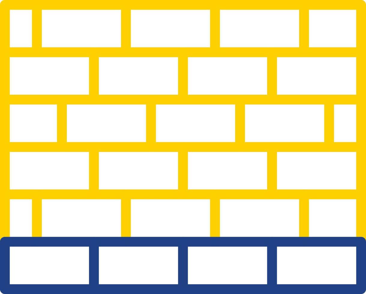 Brickwall Vector Icon Design