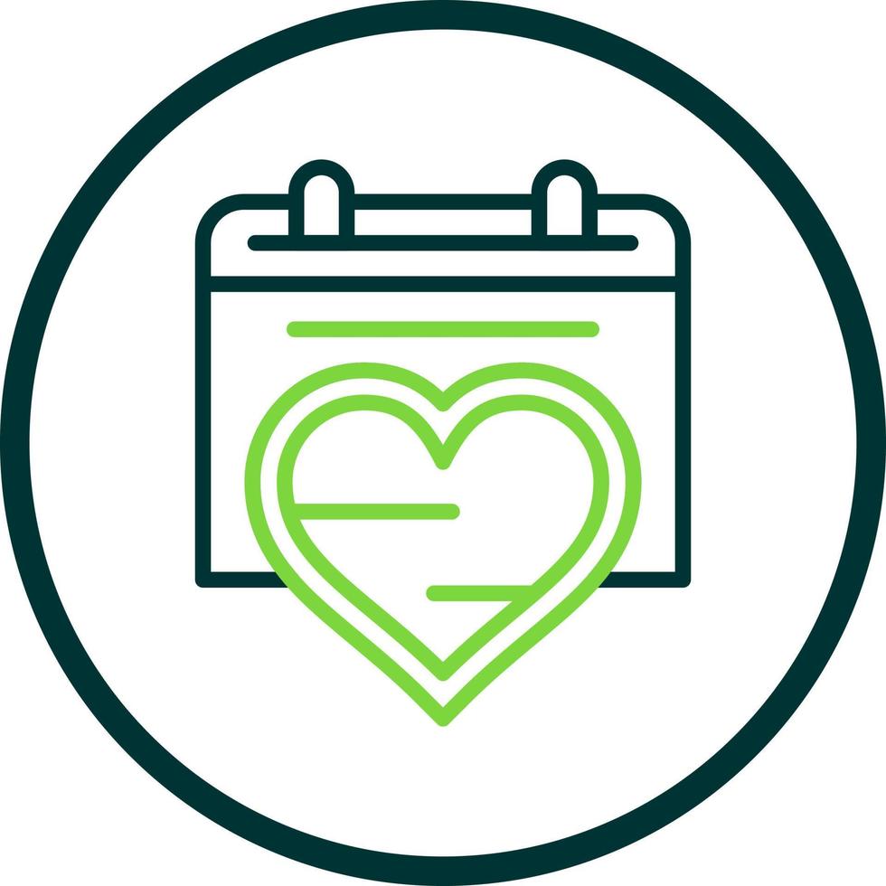 Romantic Date Vector Icon Design