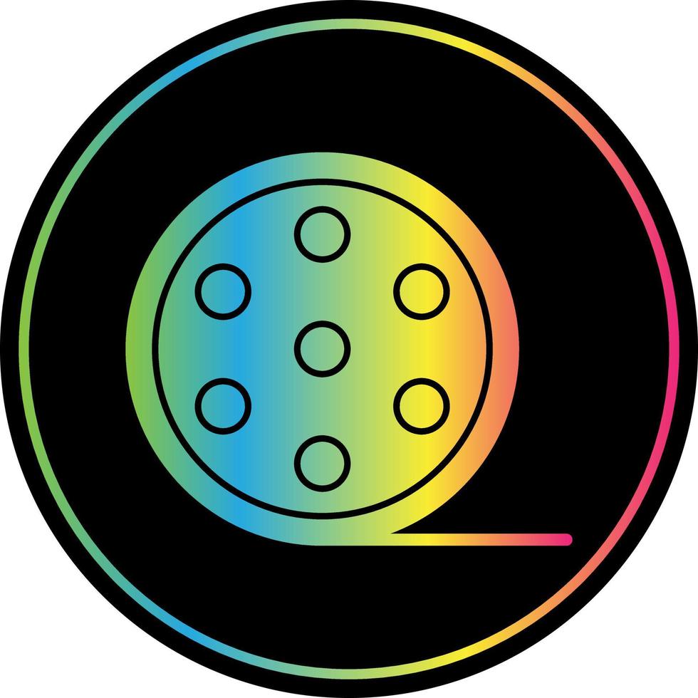 Film Reel Vector Icon Design