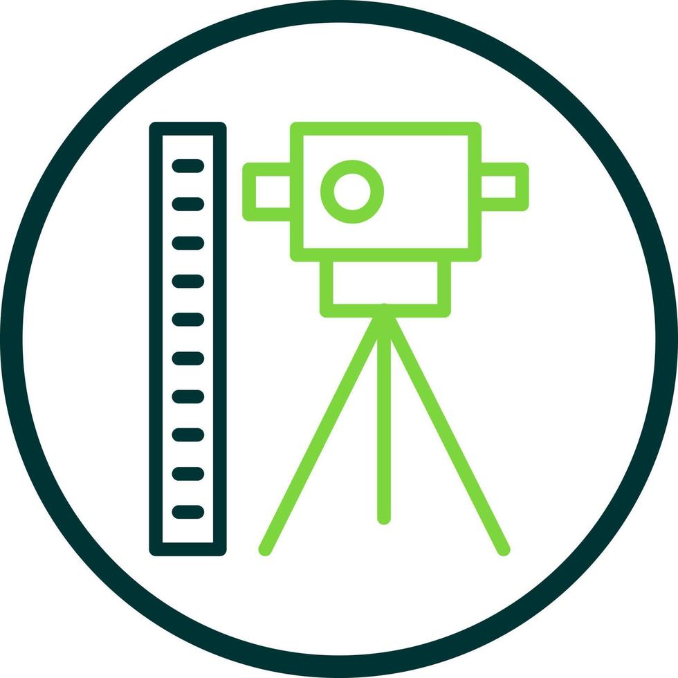 Theodolite Vector Icon Design