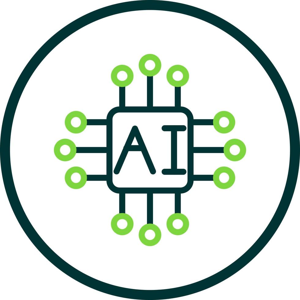 Artifical Intelligence Vector Icon Design