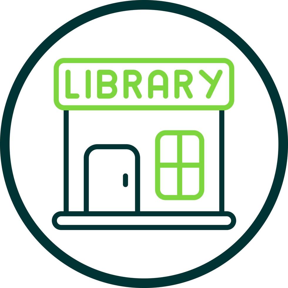 Library Vector Icon Design