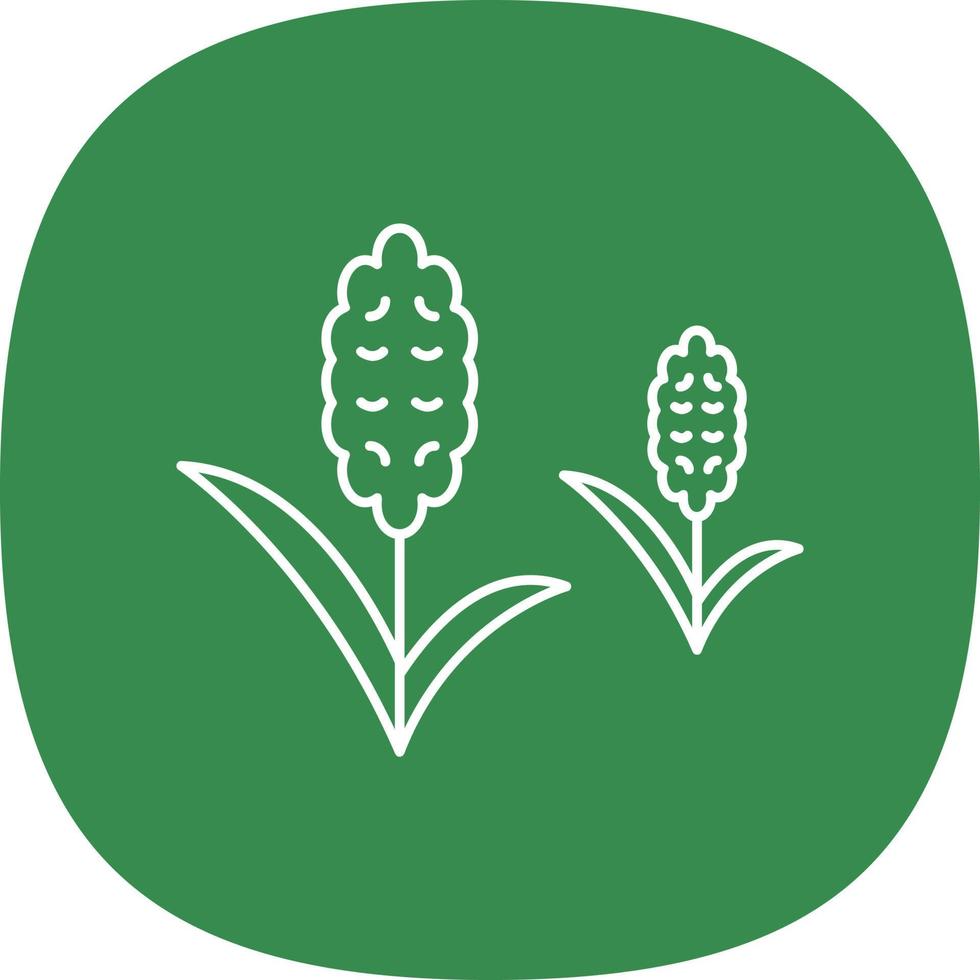 Hyacinth Vector Icon Design