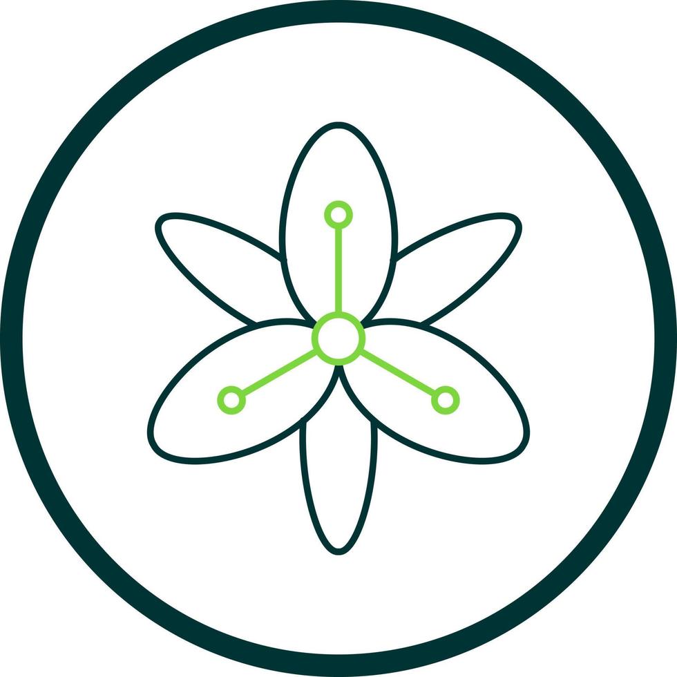 Tiger Lily Vector Icon Design