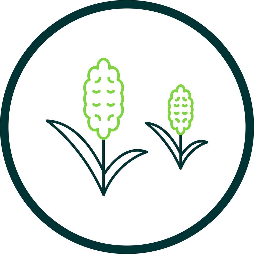 Hyacinth Vector Icon Design