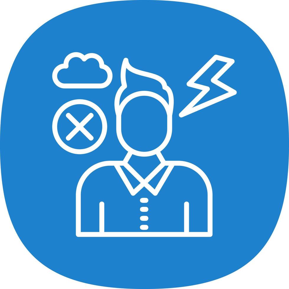 Anxiety Vector Icon Design