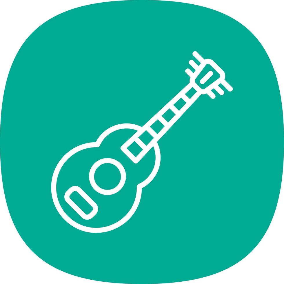 diseño de icono de vector de guitarra