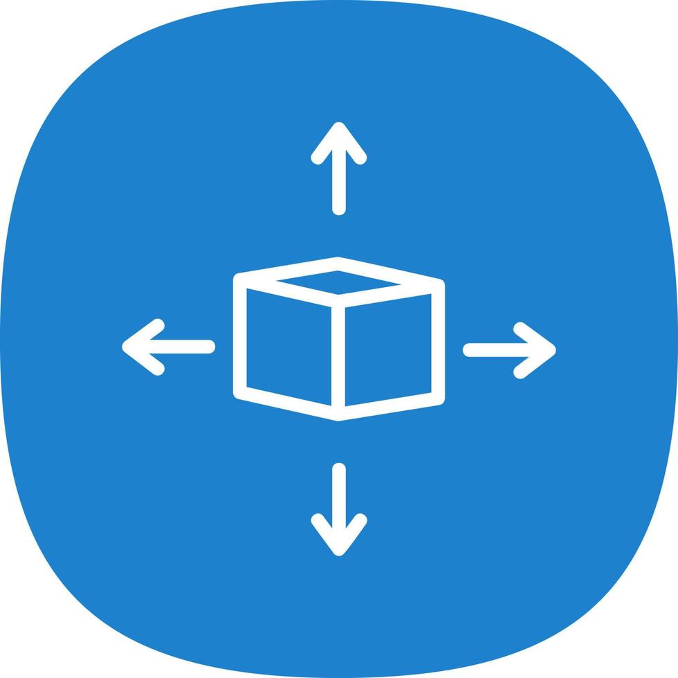 3d Model Vector Icon Design