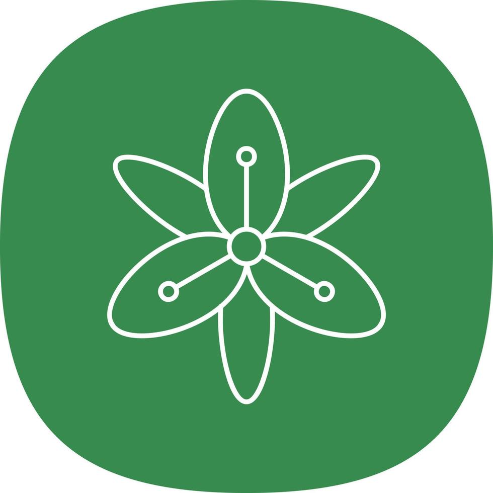 Tiger Lily Vector Icon Design