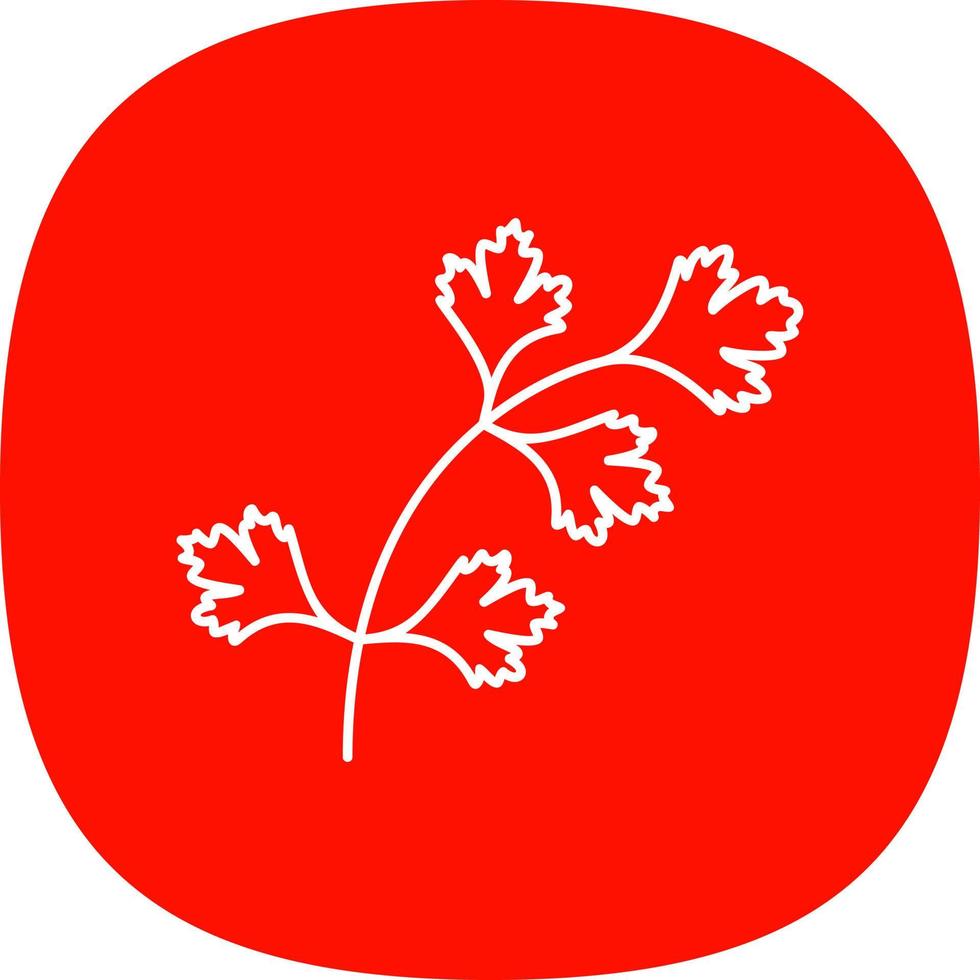 diseño de icono de vector de cilantro