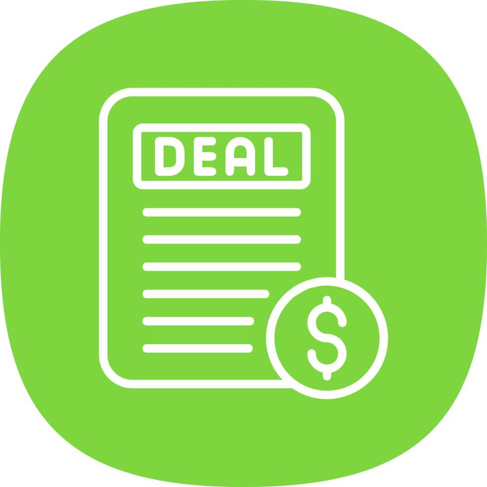 Business Deal Vector Icon Design