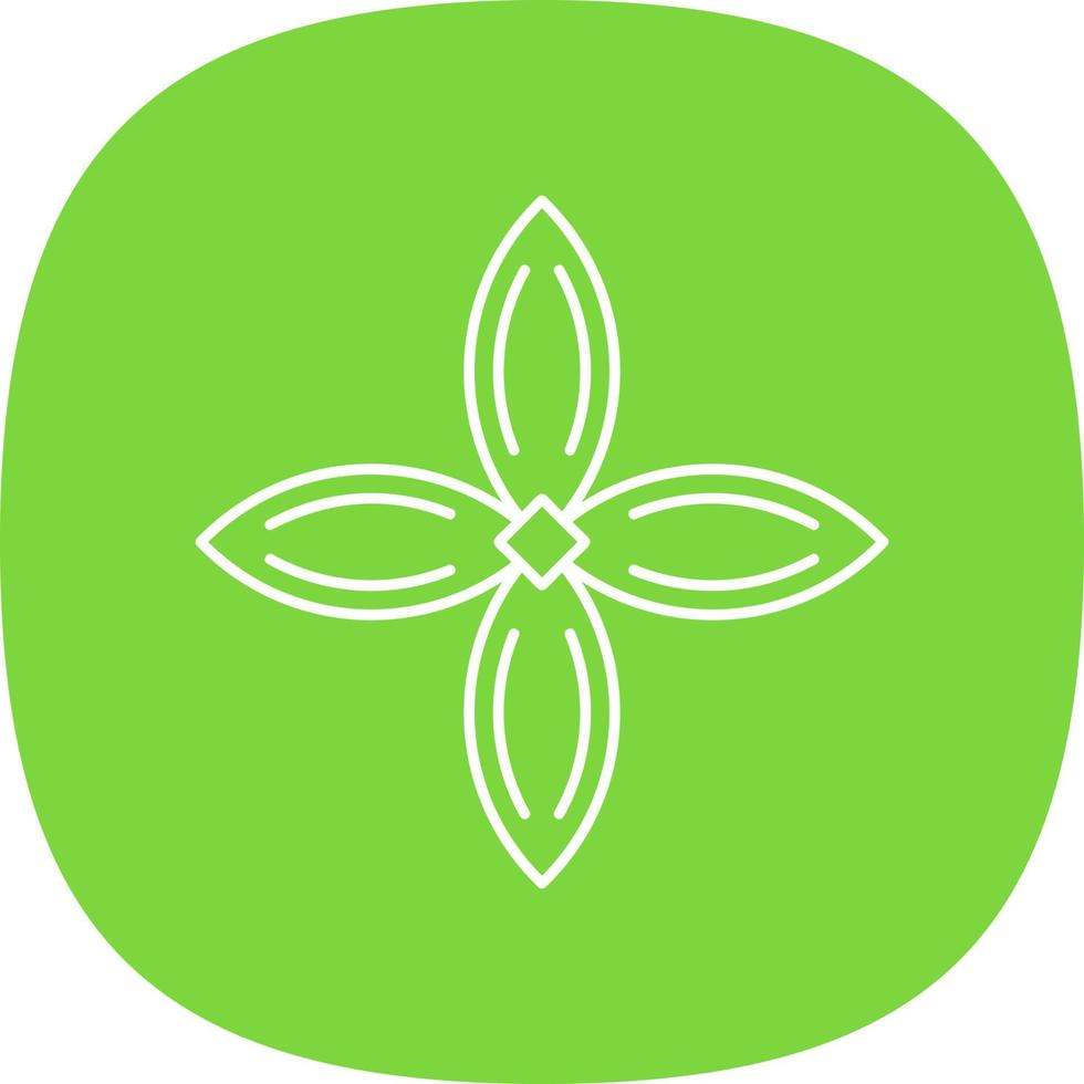 Bouvardia Vector Icon Design