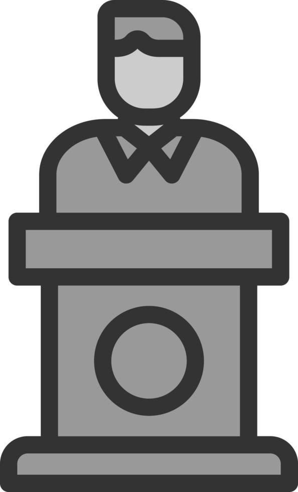 Politician Vector Icon Design